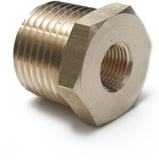 LTWFITTING Brass Pipe Hex Bushing Reducer Fittings 1/2 Inch Male x 1/8 Inch Female NPT(Pack of 5)