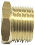 LTWFITTING Brass Pipe Hex Bushing Reducer Fittings 1/2 Inch Male x 1/8 Inch Female NPT(Pack of 25)