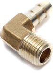 LTWFITTING 90 Degree Elbow Brass Barb Fitting 5/16 ID Hose x 1/4-Inch Male NPT Air Gas(Pack of 5)