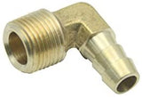 LTWFITTING 90 Degree Elbow Brass Barb Fitting 3/8 ID Hose x 3/8-Inch Male NPT Fuel Boat Water(Pack of 200)