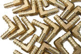 LTWFITTING LTWFITTING 90 Deg Elbow Brass Barb Fitting 5/16-Inch x5/16 Hose ID Air/Water/Fuel/Oil/Inert Gases (Pack of 900)
