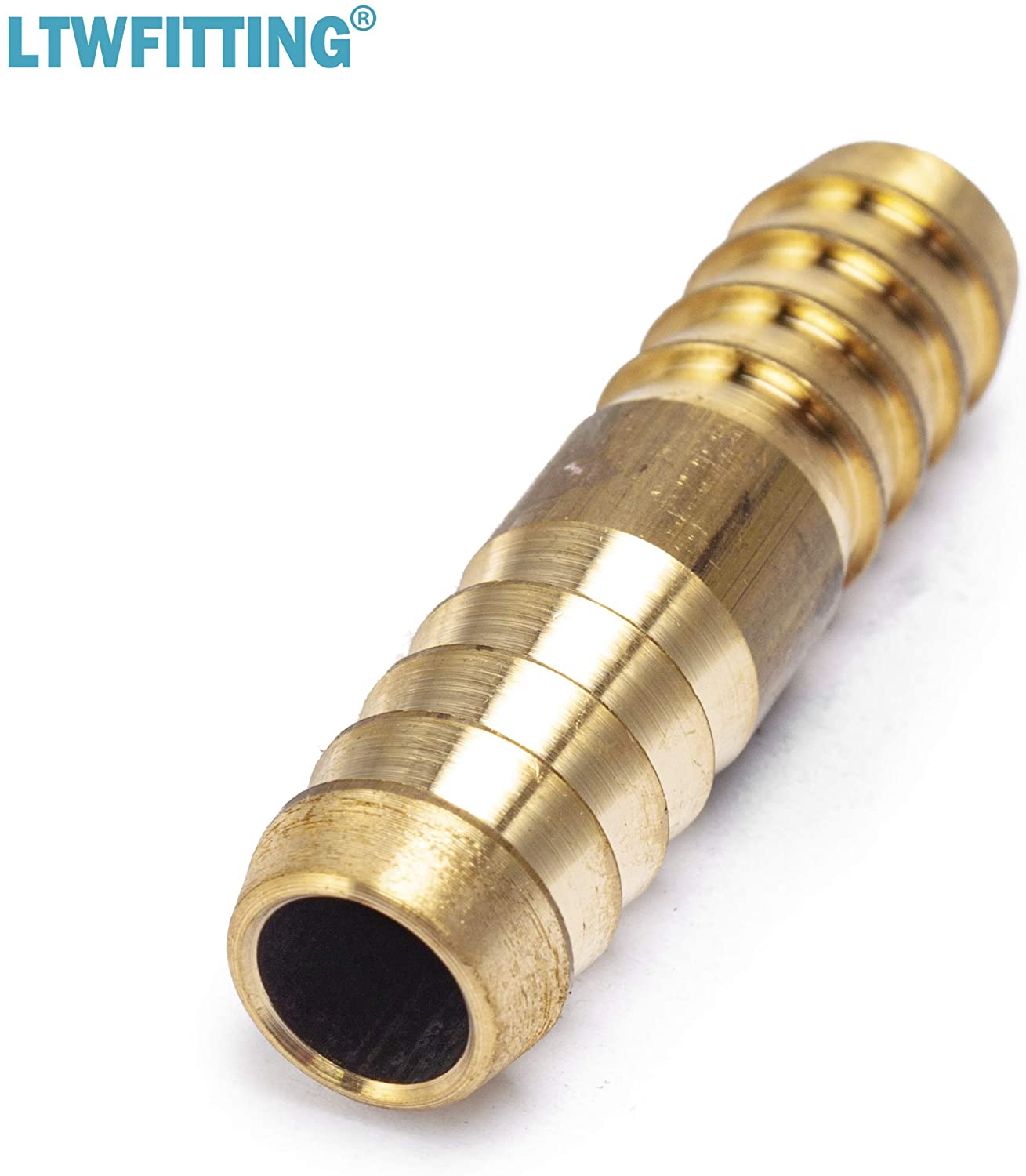 3/8 In. X 1/2 In. I.D. Brass Hose Barb Reducer Splicer Fittings 25 Pack Hf3913r080625 - Foto 8