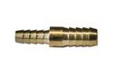 LTWFITTING Brass Barb Hose Reducing Splicer Mender 1/4-Inch ID Hose x 3/8-Inch ID Hose Fitting Air Water Fuel Boat (Pack of 50)