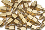 LTWFITTING Brass Flare 5/16 Inch OD x 3/8 Inch Female NPT Female Connector Tube Fitting(Pack of 300)