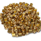 LTWFITTING 3/16-Inch Brass Compression Nut,Brass Compression Fitting(Pack of 150)