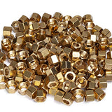 LTWFITTING 3/8-Inch Brass Compression Nut,Brass Compression Fitting(Pack of 150)