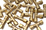 LTWFITTING 1/4-Inch OD Compression Tee,Brass Compression Fitting(Pack of 200)