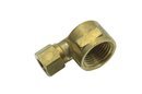 LTWFITTING 3/8-Inch OD x 1/2-Inch Female NPT 90 Degree Compression Elbow,Brass Compression Fitting(Pack of 20)