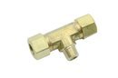 LTWFITTING Brass 3/8-Inch OD x 3/8-Inch OD x 1/8-Inch Male NPT Compression Branch Tee Fitting(Pack of 150)
