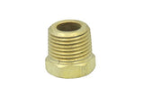 LTWFITTING Brass Pipe Hex Head Plug Fittings 3/8 inch Male BSPT Air Fuel Water Boat (Pack of 25)