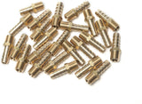 LTWHOME Brass Barbed Fitting Coupler / Connector 1/4 inch Male BSPT x 3/8 inch(10mm)Hose Barb Fuel Gas Water (Pack of 25)