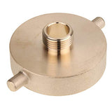 LTWFITTING Brass Fire Hydrant Adapter 2-1/2 inch NST (NH) Female x 3/4 inch GHT Male (Pack of 1)