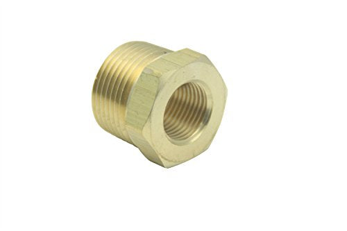 LTWFITTING Lead Free Brass Hex Pipe Bushing Reducer Fittings 3/4 Inch Male x 3/8 Inch Female NPT (Pack of 150)