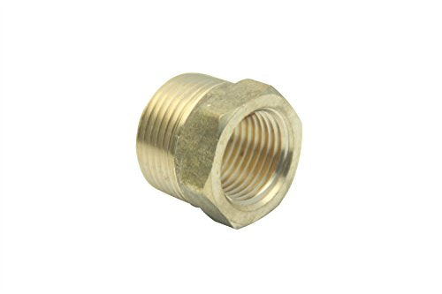 LTWFITTING Lead Free Brass Hex Pipe Bushing Reducer Fittings 3/4 Inch Male x 1/2 Inch Female NPT (Pack of 200)