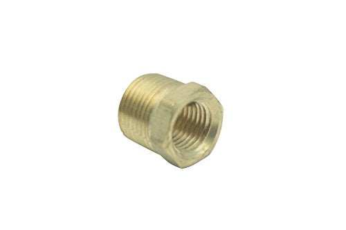 LTWFITTING Lead Free Brass Hex Pipe Bushing Reducer Fittings 3/8 Inch Male x 1/4 Inch Female NPT (Pack of 600)