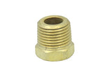 LTWFITTING Lead Free Brass Pipe Hex Head Plug Fittings 3/8 Inch Male NPT Air Fuel Water (Pack of 25)