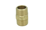 LTWFITTING Lead Free Brass Pipe Hex Nipple Fitting 3/4 Inch Male NPT Air Fuel Water(Pack of 150)