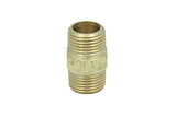 LTWFITTING Lead Free Brass Pipe Hex Nipple Fitting 1/2 Inch Male NPT Air Fuel Water(Pack of 200)