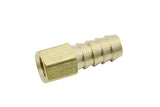 LTWFITTING Lead Free Brass Fitting Coupler/Adapter 3/8 Inch Hose Barb x 3/8 Inch Female NPT Fuel Gas Water (Pack of 25)