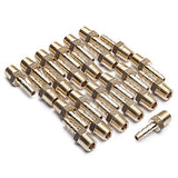 LTWFITTING Lead Free Brass Barbed Fitting Coupler/Connector 3/16 Inch Hose Barb x 1/8 Inch Male NPT Fuel Gas Water (Pack of 25)
