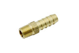 LTWFITTING Lead Free Brass Barbed Fitting Coupler/Connector 5/16 Inch Hose Barb x 1/8 Inch Male NPT Fuel Gas Water (Pack of 25)
