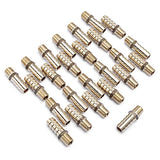 LTWFITTING Lead Free Brass Barbed Fitting Coupler/Connector 3/8 Inch Hose Barb x 1/8 Inch Male NPT Fuel Gas Water (Pack of 25)