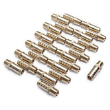 LTWFITTING Lead Free Brass Barbed Fitting Coupler/Connector 1/2 Inch Hose Barb x 1/4 Inch Male NPT Fuel Gas Water (Pack of 25)