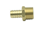 LTWFITTING Lead Free Brass Barbed Fitting Coupler/Connector 5/8 Inch Hose Barb x 3/4 Inch Male NPT Fuel Gas Water (Pack of 150)