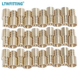 LTWFITTING Lead Free Brass PEX Adapter Fitting 1/2-Inch PEX x 1/2-Inch Male Sweat Adapter (Pack of 30)
