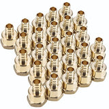 LTWFITTING Lead Free Brass 1/2-Inch PEX x 1/2-Inch Female NPT Adapter, Brass Crimp PEX Fitting (Pack of 25)