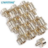 LTWFITTING Lead Free Brass PEX Adapter Fitting 1/2-Inch PEX x 3/4-Inch Female NPT Crimp Adaptor (Pack of 25)