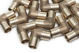 LTWFITTING Lead Free Brass PEX Crimp Fitting 1-Inch PEX Elbow (Pack of 100)
