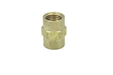 LTWFITTING Lead Free Brass Pipe Fitting 1/4 Inch Female NPT Coupling Water (Pack of 700)
