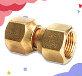 LTWFITTING Brass 1/2 Inch OD Flare Forged Swivel Nut Union,Brass Flare Tube Fitting(Pack of 100)