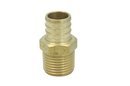 LTWFITTING Lead Free 3/4 inch PEX x 1/2 inch MPT Adapter, Brass Crimp PEX Fitting(Pack of 10)