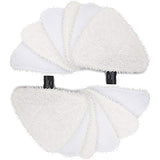 LTWHOME Design Washable Replacement Microfibre Pads Fit for Holme Steam Mop HSM2001 (Pack of 12)