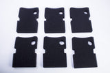 LTWHOME Foam Filter Media Fit for Hydor Professional Canister Filter 150 (Pack of 6)