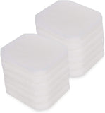 LTWHOME Replacement Wool Filter Pads Fit for JBL Symecpad II CristalProfi e 400/700/900 External Filters 6029100 (Pack of 12)