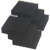 LTWHOME Carbon Foam Filter Pads Fish Tank Mwdia Fit for Juwel Jumbo/BioFlow 8.0 Filter(Pack of 6)