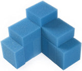LTWHOME Fine Foam Filter Pads Fish Tank Fit for Juwel Jumbo/Bioflow 8.0 Filter(Pack of 12)