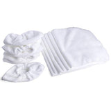 LTWHOME Washable Replacement Cotton Terry Cloths Set Fit for Karcher Steam Cleaner (Pack of 12)