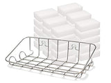 LTWHOME Large Soap Sponge Holder with 3.54 Inch x 2.40 Inch x 1.18 Inch Magic Melamine Foam Sponge (Pack of 31)