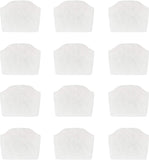 LTWHOME Compatible White Filter Fleece Set Replacement for Oase BioPlus 50, 100 and 200 Internal Filter (Pack of 12)