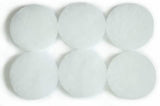 LTWHOME Compatible Polishing Pads Non-Branded Suitable for Fluval FX506 Filter(Pack of 6)