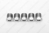 LTWFITTING Class 3000 Stainless Steel 316 Pipe Hex Bushing Reducer Fittings 1/2 Inch Male x 1/4 Inch Female NPT (Pack of 5)