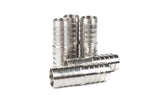 LTWFITTING Barstock Stainless Steel 316 Barb Splicer Mender 1 Inch Hose ID Fitting Air Water Fuel Boat (Pack of 100)
