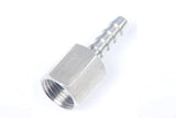 LTWFITTING Bar Production Stainless Steel 316 Barb Fitting Coupler 1/8 Inch Hose ID x 1/8 Inch Female NPT Air Fuel Water (Pack of 700)