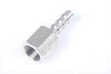 LTWFITTING Bar Production Stainless Steel 316 Barb Fitting Coupler 3/16 Inch Hose ID x 1/8 Inch Female NPT Air Fuel Water (Pack of 5)