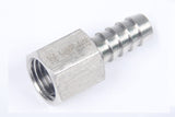 LTWFITTING Bar Production Stainless Steel 316 Barb Fitting Coupler 5/16 Inch Hose ID x 1/4 Inch Female NPT Air Fuel Water (Pack of 25)