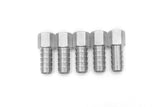 LTWFITTING Bar Production Stainless Steel 316 Barb Fitting Coupler 3/8 Inch Hose ID x 1/8 Inch Female NPT Air Fuel Water (Pack of 5)
